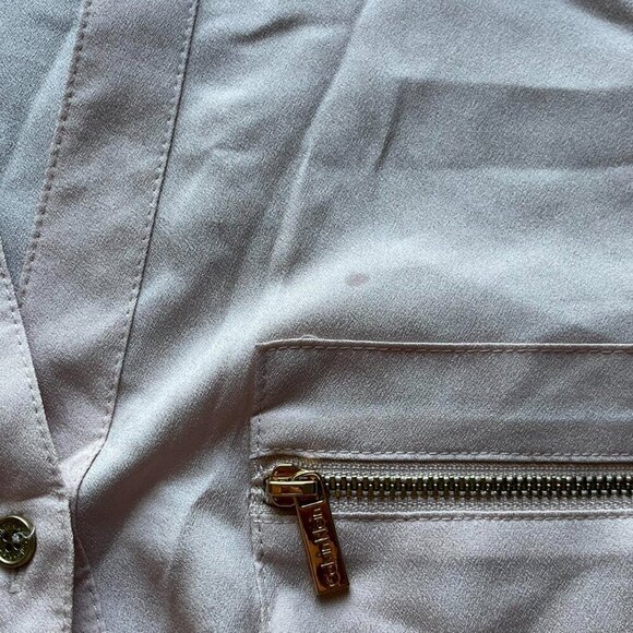 Baby Pink Calvin Klein Long Sleeve Lightweight Women's Medium Cardigan - Picture 8 of 8